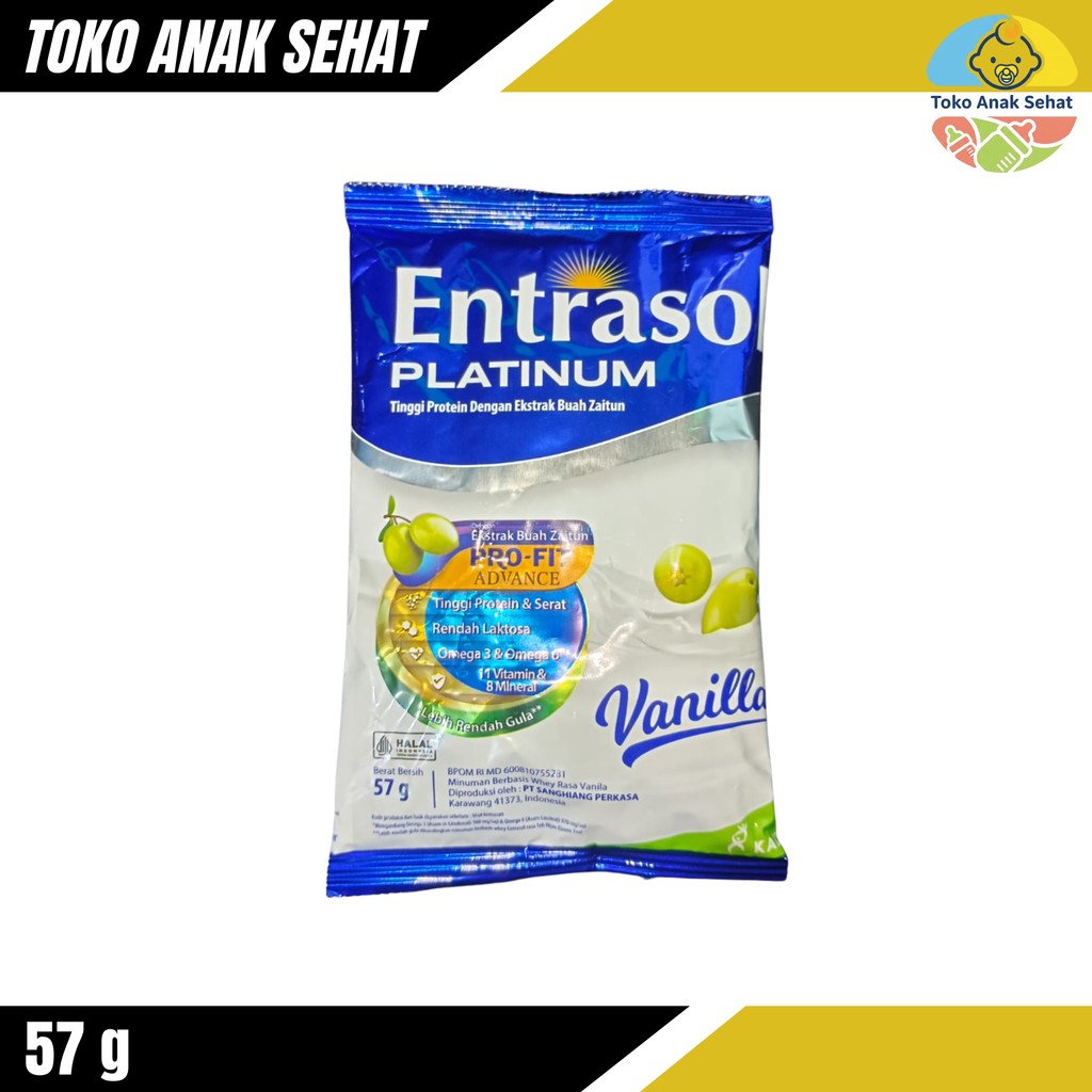 

Entrasol Platinum Susu Tulang Kemasan Sachet 57gram Untuk Tulang Lansia Susu Protein Anak Sehat