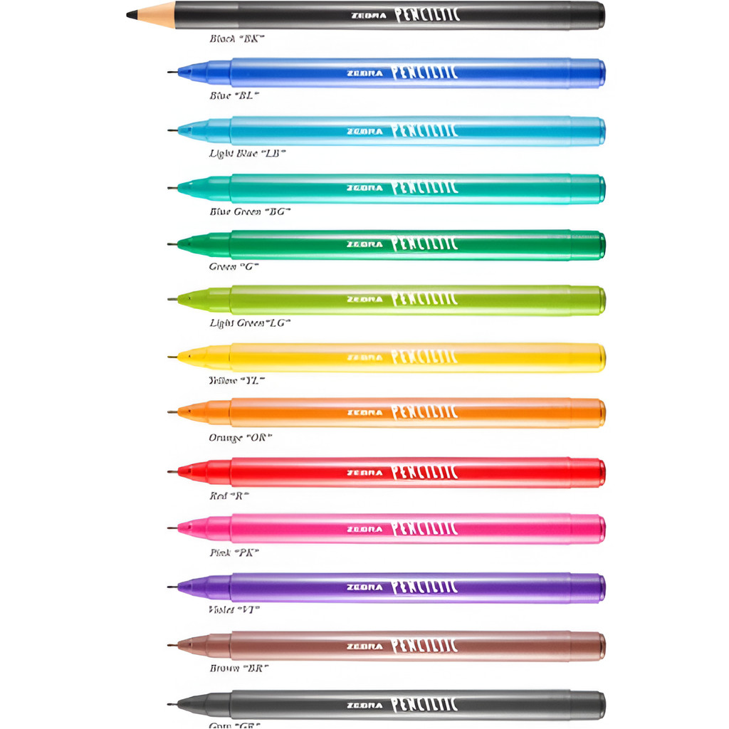 

Zebra Penciltic Fineliner 0.4mm set 12 warna - Zebra Penciltic 12 Warna satu Set / Fineliner Color