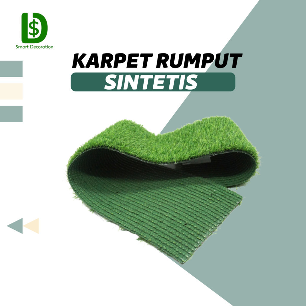 Karpet Rumput Murah Aksesoris Rumput Sintetis Aquarium 100x40 cm