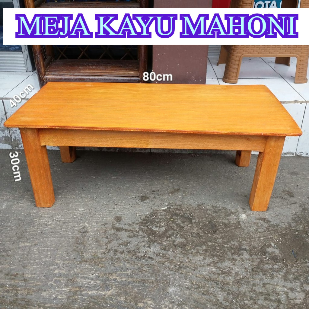 Meja Lesehan Kayu panjang 80cm