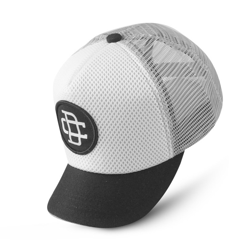 Topi Trucker Pria Dewasa Visor Pendek Model Terkini Topi Baseball Pet Pendek 5cm Topi jaring Hitam P