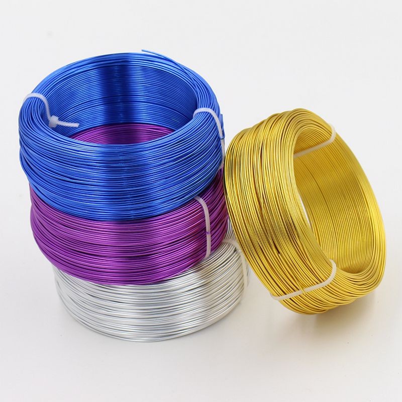 

100m/Roll 1mm Diameter Soft Colored Aluminum wire For DIY Handmade Crafts Accessories Modeling materials
