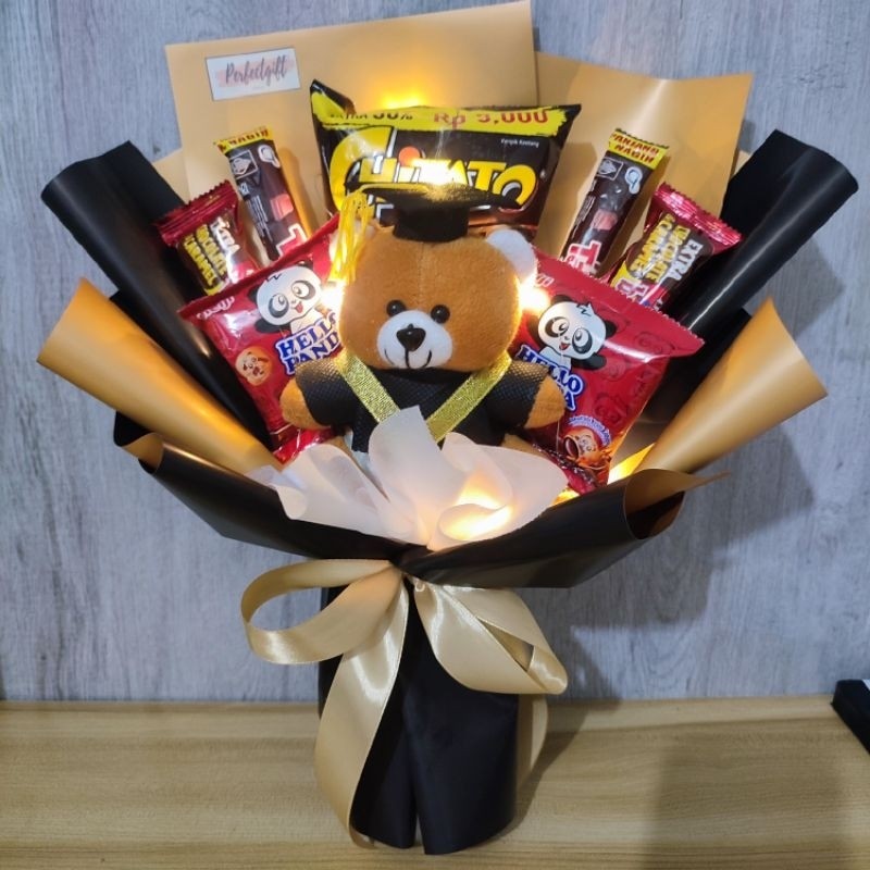 

Buket Wisuda/ Buket Snack Boneka