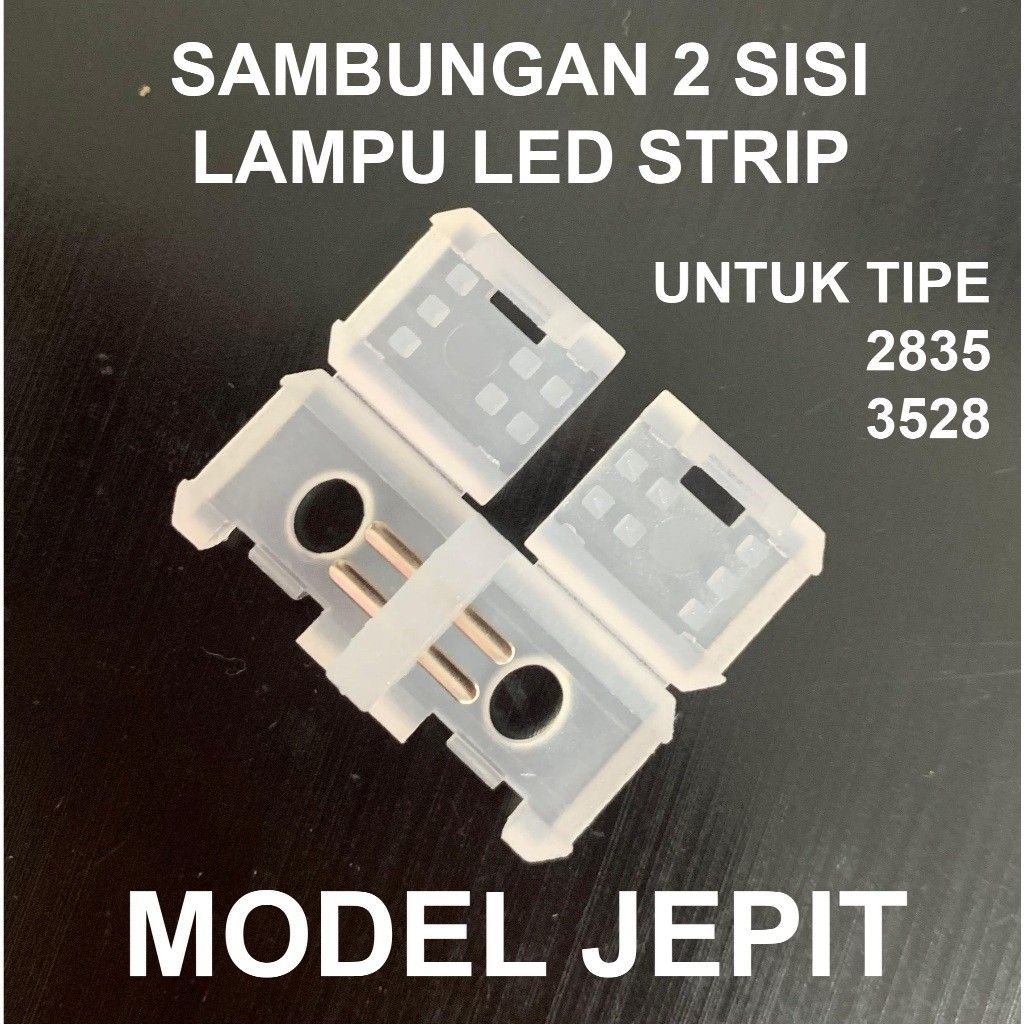 COD Konektor Penyambung Lampu LED STRIP 2835 3528 SMD AC 220V Sambungan Lampu LED Strip Free Ongkir
