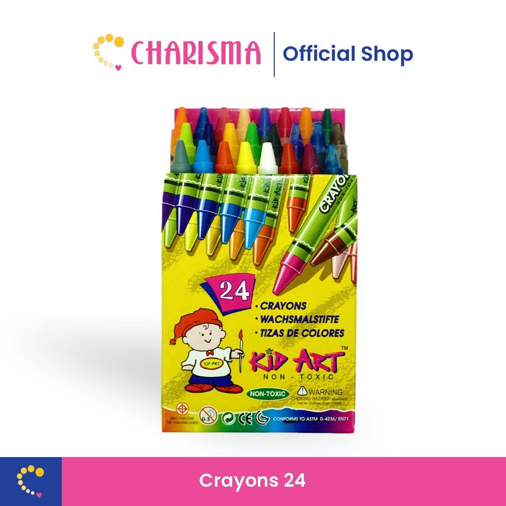 

Charisma Kidart Crayons - Krayon 24 Warna - 91425