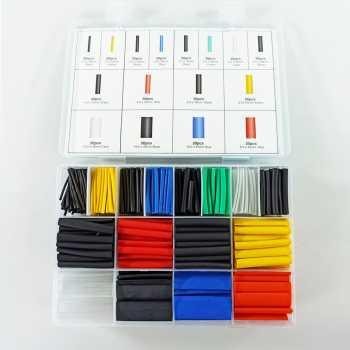 

MUMPUNG PROMO Selongsong Pelapis Kabel Isolasi Bakar Heat Shrink Tube 328 PCS - 580 pcs-boxTERLARIS