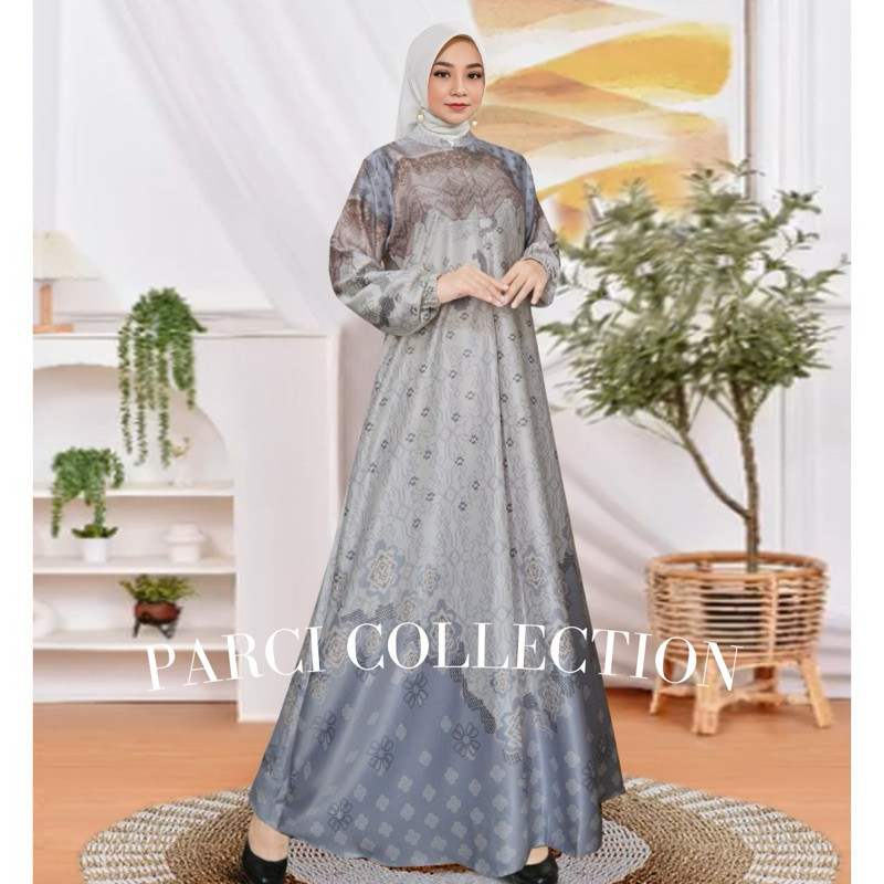 Tasya Gamis Silky Premium - Gamis Silk -Gamis Silk Motif Terbaru - Gamis busui wanita - Gamis Pesta 