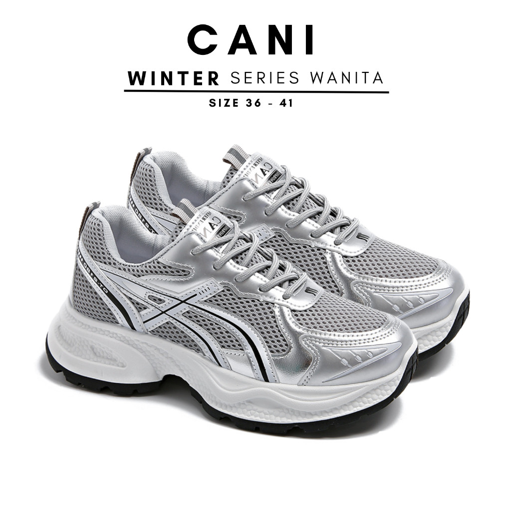 ZS23WS CANI CANI Winter Sepatu Sneakers Wanita Trendy Fashion Korean Shoes 9256