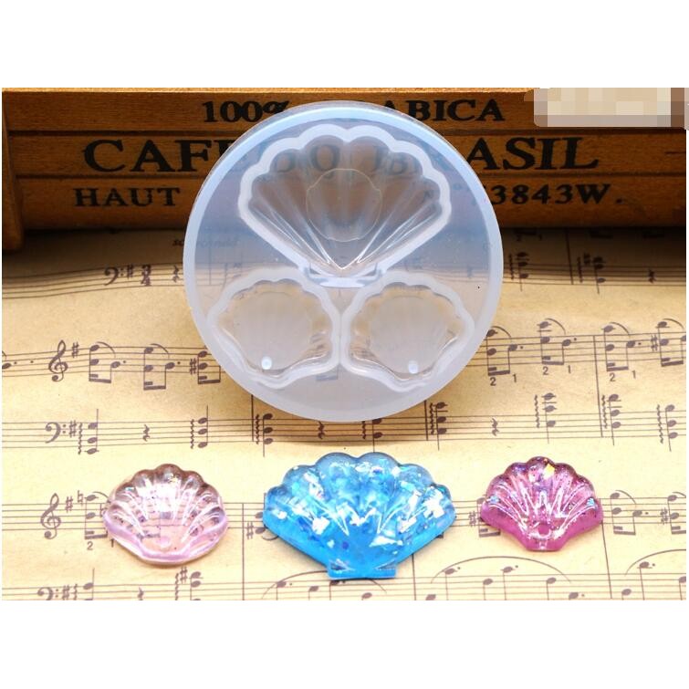 

1 piece Shell Shape Epoxy Silicone Molds DIY Pendant Jewelry tools Equipments Resin Casting Mould Craft Tool with hole