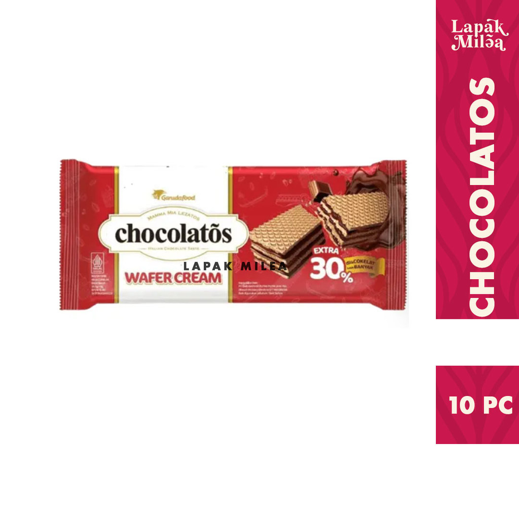 

New - Chocolatos Wafer Cream Kemasan Renteng Isi 10 pc