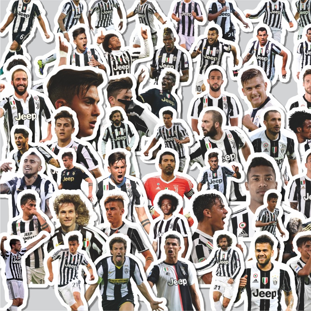 

Stiker Cutting Pack Stiker Football Series Juventus FC Isi 100Pcs Series Aesthetic Lucu Keren Untuk Koper Bahan Vynil