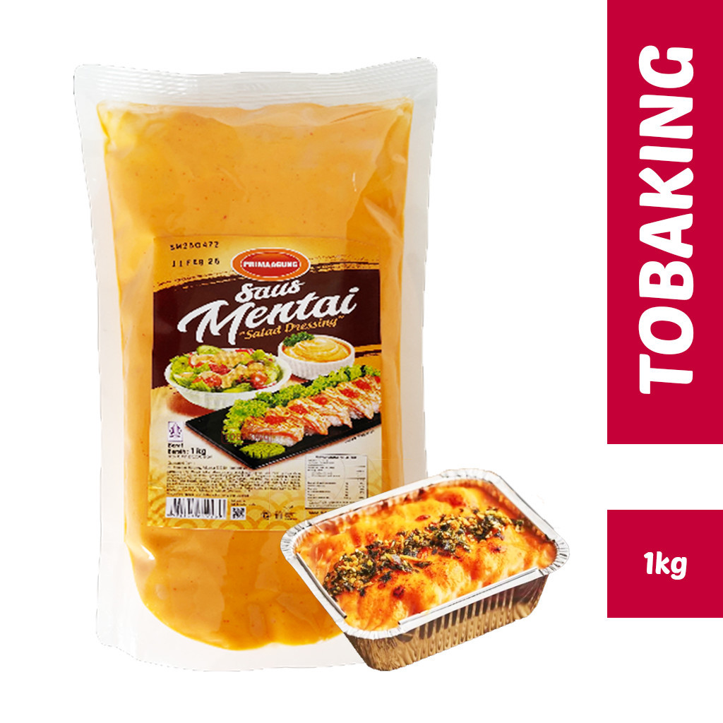 

Prima Agung Saus Mentai 1 kg HALAL Salad Dressing