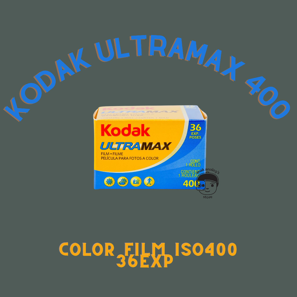 Roll Film Kodak Ultramax 400 35mm Roll Film Fresh Roll Analog