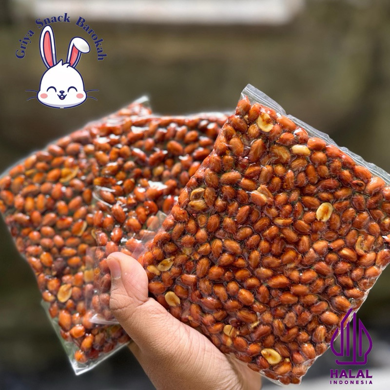 

Kacang tanah pedas manis 375 gram (3pcs) - snack - food BEST SELLER