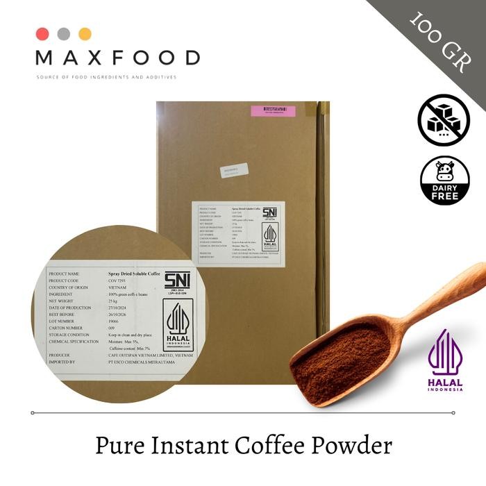 

MAXFOOD - Instant Coffee Powder / Minuman Serbuk Kopi Tanpa Ampas - CF03S