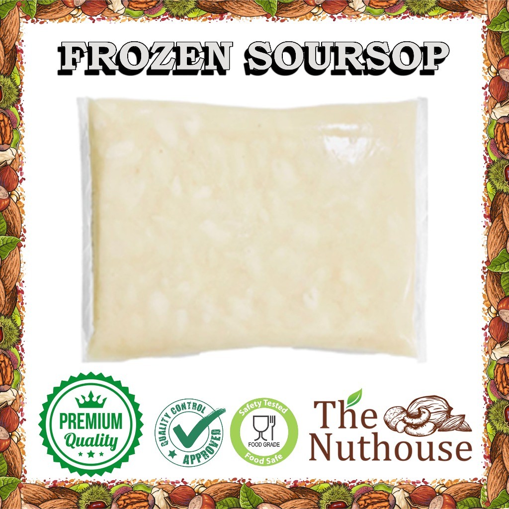 

{COD] 1kg Soursop Frozen / Buah Sirsak Beku Tanpa Biji asd