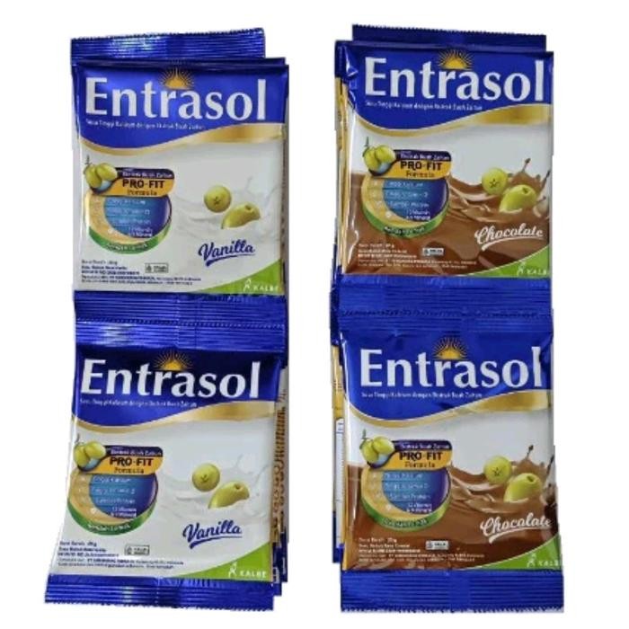 

[Promo] Susu Entrasol Kemasan Sachet 10x20g - Coklat