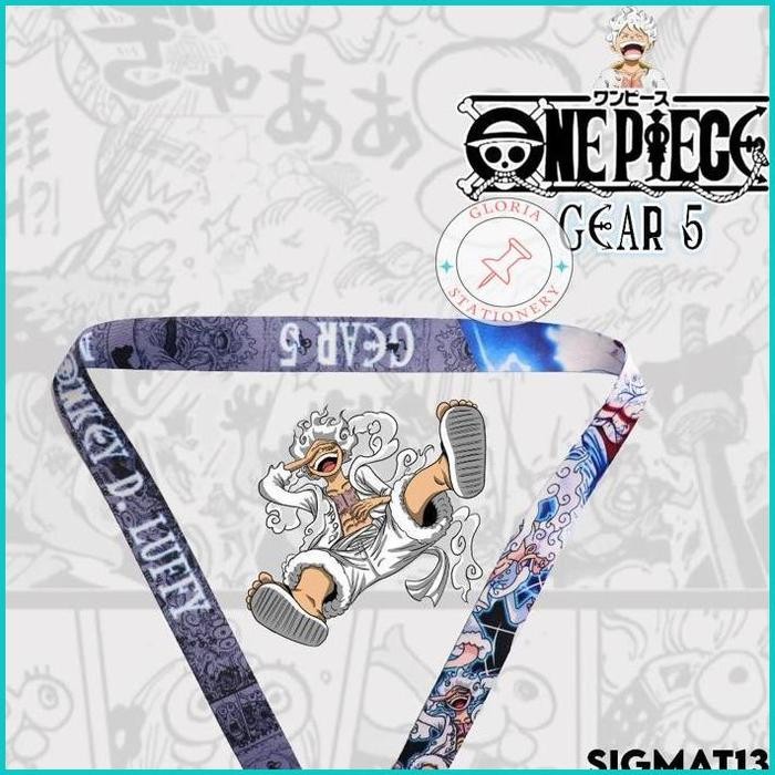 

Promo One Piece Gear 5 Lanyard Sigmat13 Gantungan id card Printing name tag