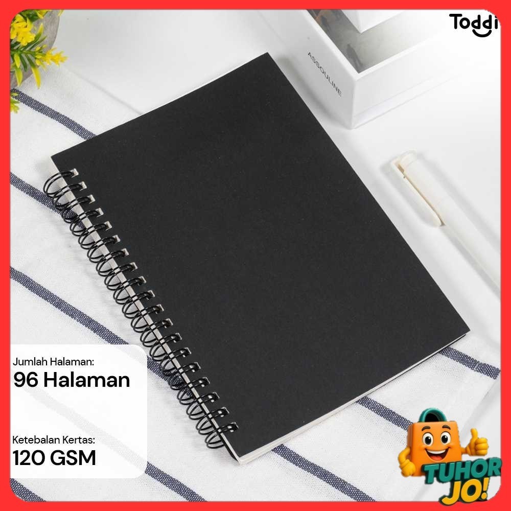 

Toddi Buku Jurnal Softcover Notebook Diary 120GSM 96 Halaman Blank - BQ-N14
