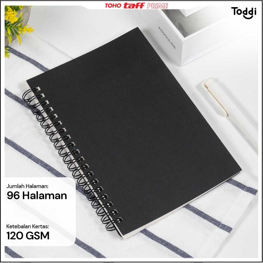 

Toddi Buku Jurnal Softcover Notebook Diary 120GSM 96 Halaman Blank - BQ-N14