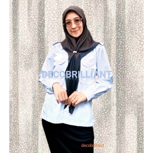 Kemeja Putih Dinas Wanita Baju Putih Pns Wanita Kemeja Putih Atasan Kerja Wanita Baju Dinas Putih Pn