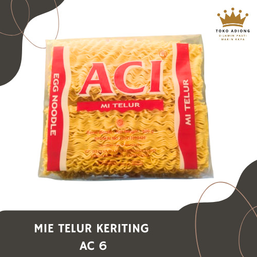 

MIE TELUR KERITING ACI 6