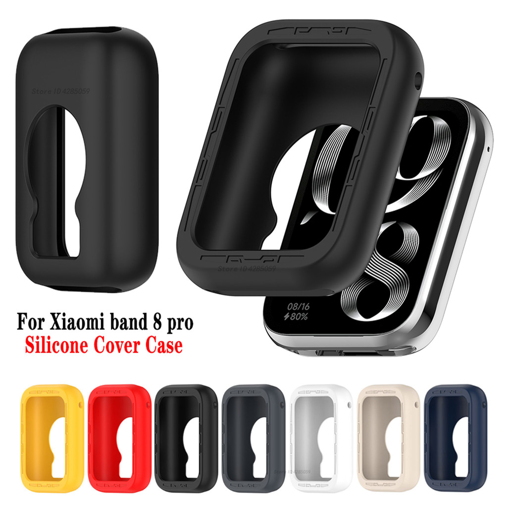 TPU Silicone Protective Case For Xiaomi Mi Band 8 Pro Bumper Screen Protector Cover For Xiaomi Mi Ba