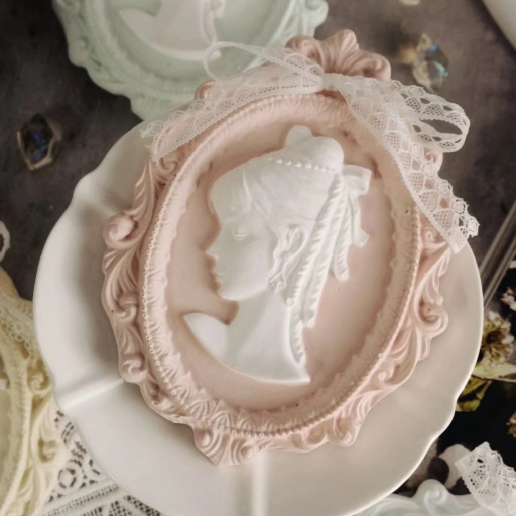 

Girl Plaster Aromatherapy Gypsum Listing Silicone Mold Plaster Hanging Decoration Moulds