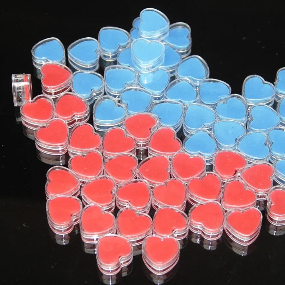 

DIY Diamond Painting Glue Heart-Shape Storage Box Wax Mud Diamond Embroidery Tool Cross Stitch Accessories Kit