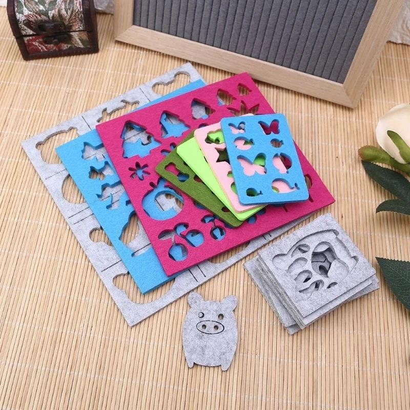

Multi Lovely Chinese Zodiac Pattern Animal DIY Felt Template Needle Felting Applique Mold Craft Tool