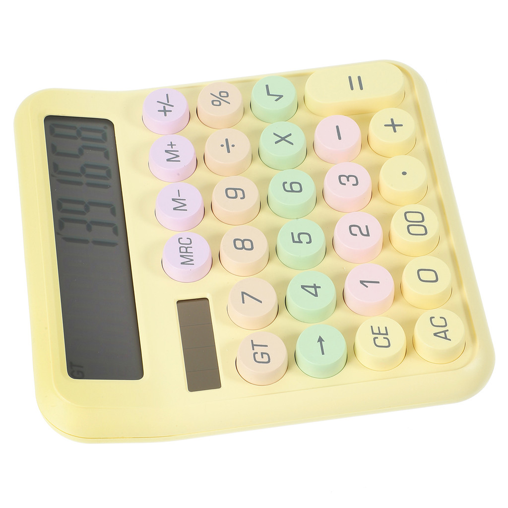 

Handheld Mechanical Keyboard Calculator Student Use Plastic Classroom Calculators