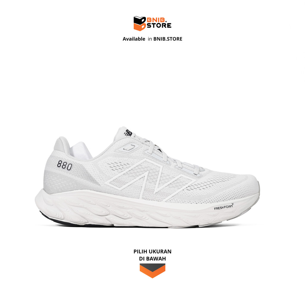 Sepatu Lari Pria NB Fresh Foam X 880 v14 White [M880M14] Original