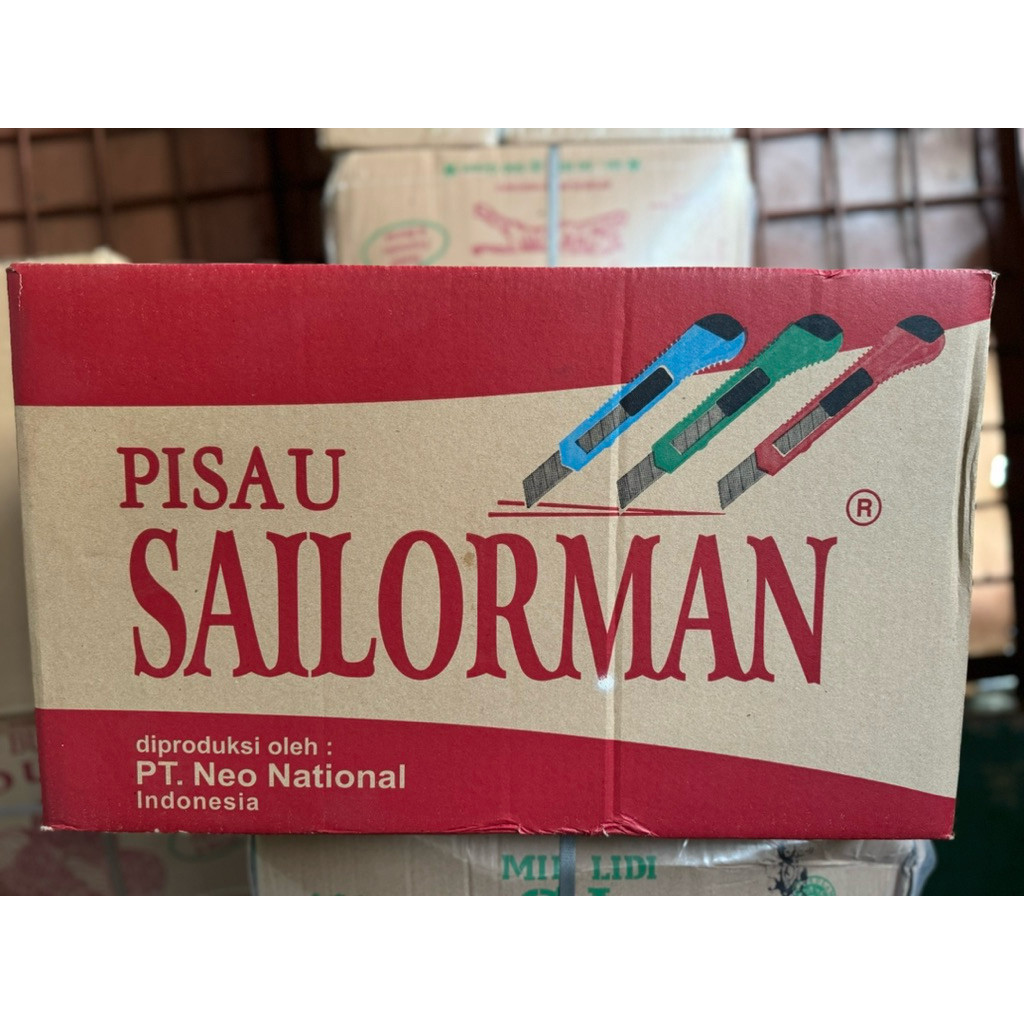 

Pisau Cutter sailorman @ 60 lusin / 1 dus