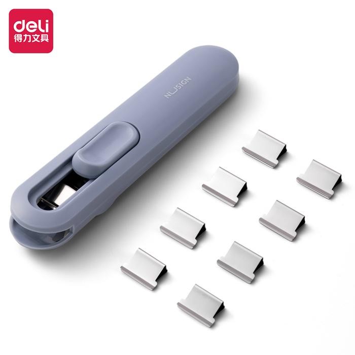 

Promo Nusign Fastener/Binder Clip/Penjepit Kertas Gratis 8 Buah Clip NS085 - Biru