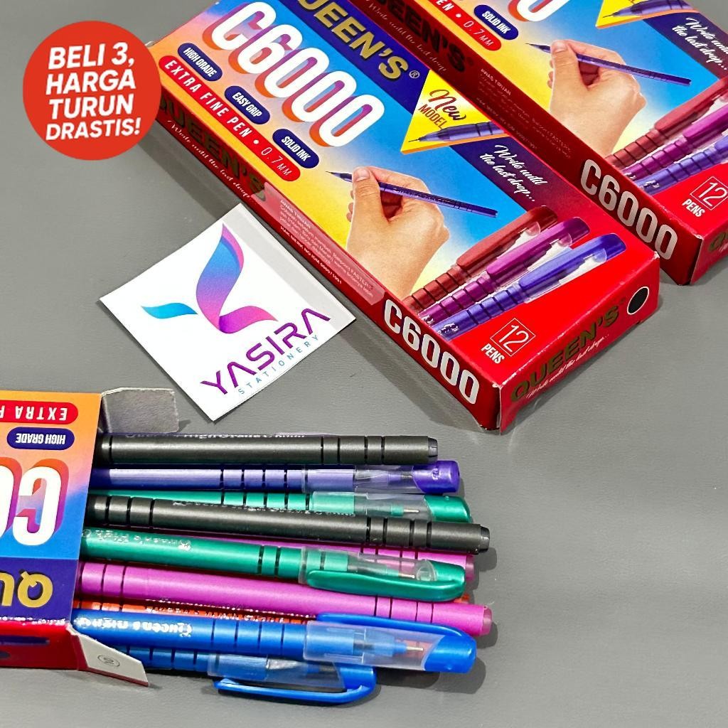 

ECER Pulpen Faster Queen's C6000 0.5mm