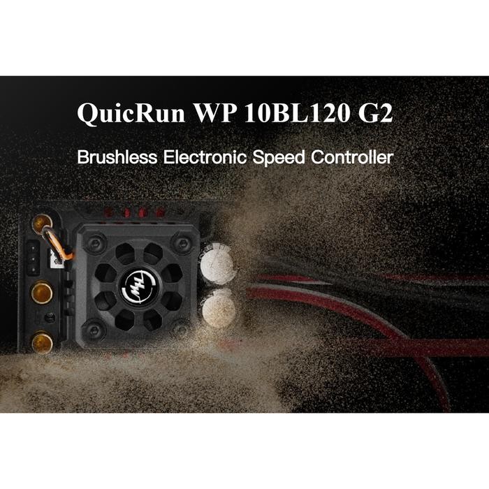 HOBBYWING Quicrun 10BL120 G2 - 120A Brushless Sensored ESC