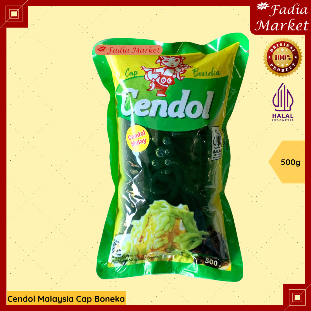

Cendol Dawet Malaysia Motif Lurus Panjang Cap Boneka 500g