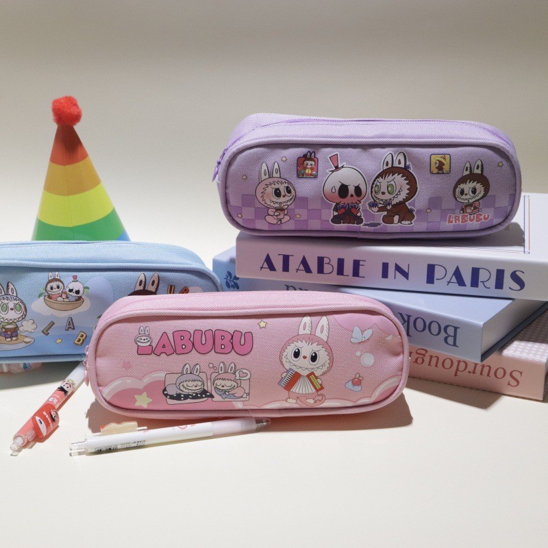 

Pencil Box High Quality Cute Cartoon Male and Female Student Stationery Box Bag New Pencil Box Large Capacity