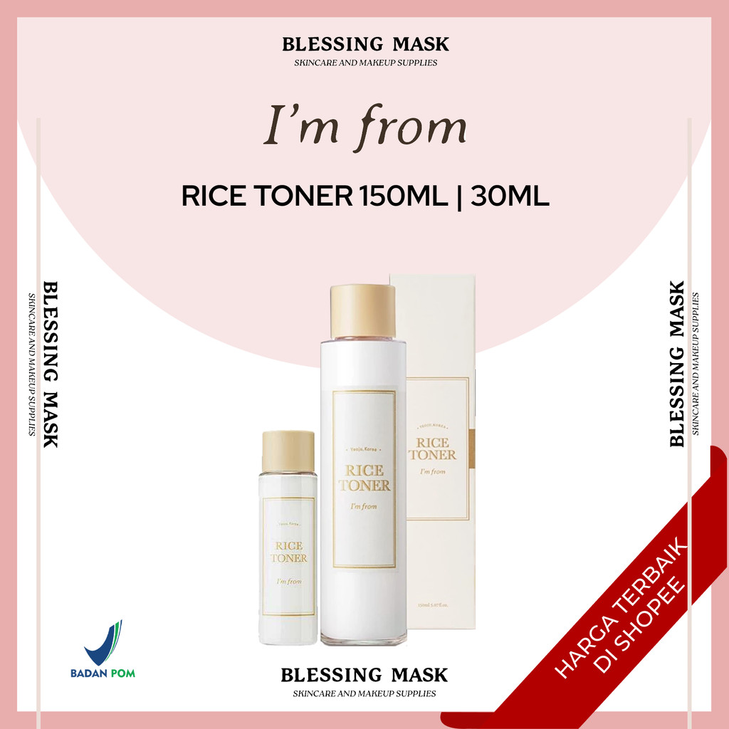 I'm From Rice Toner 30ml | 150ml | Toner Wajah IM FROM