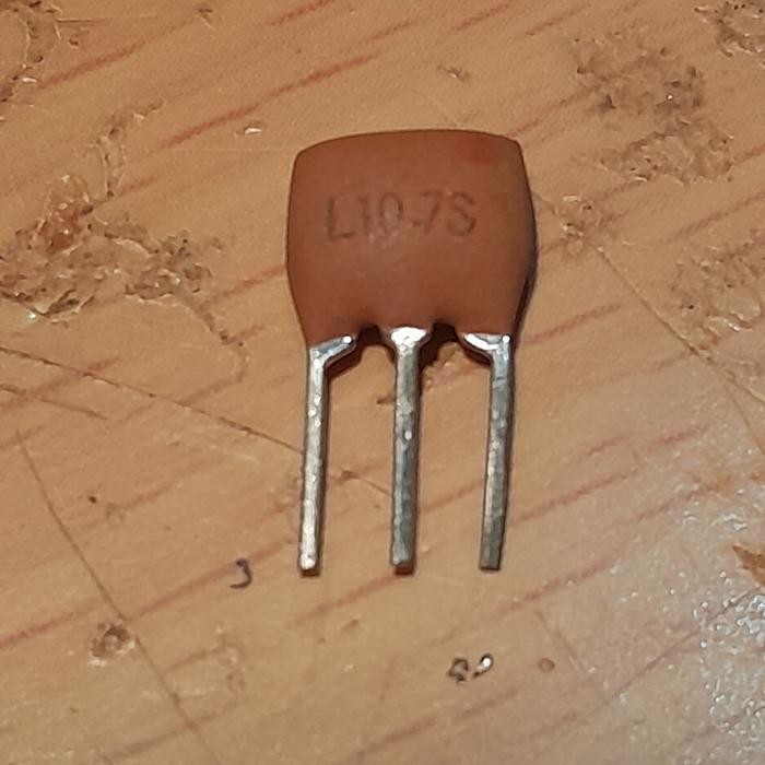 Part Filter xtal crystal 10.7 mhz 10.7mhz