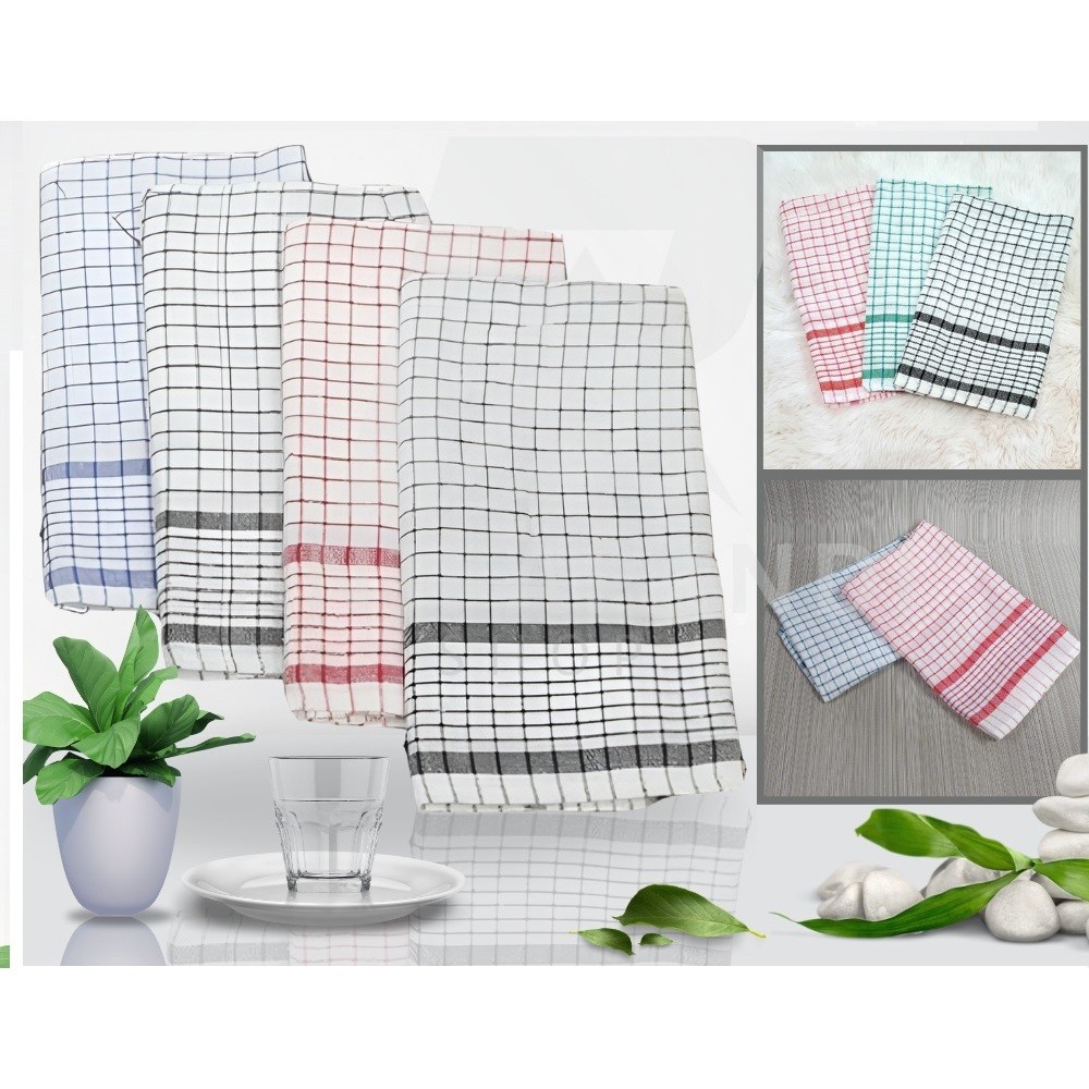 Serbet Katun Jumbo Kain Lap Kotak Dapur Rumah Multifungsi