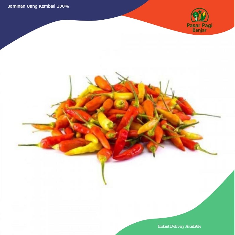 

Cabe Rawit Kecil / Cabai Rawit Tiung Taji / Berat 100 gram