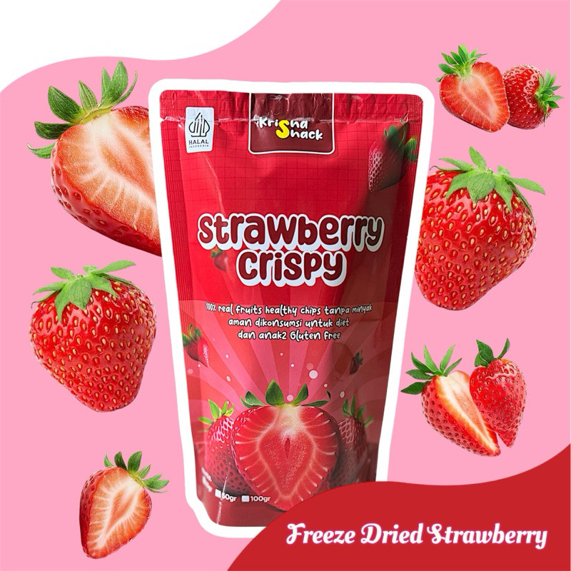 

KERIPIK STRAWBERRY KOREA MANIS TANPA MINYAK (FREEZE DRIED STRAWBERRY)