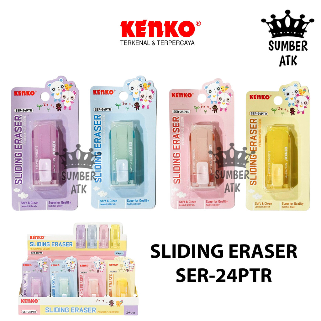 

Penghapus Eraser KENKO SER-24PTR Penghapus Geser