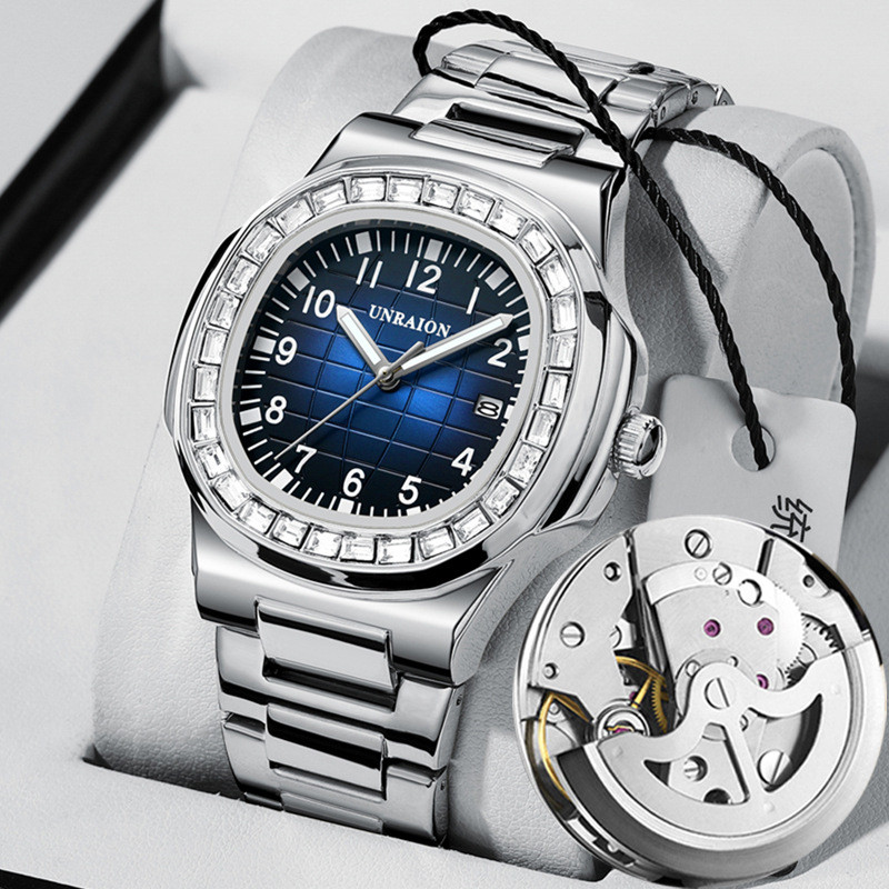 

Jam Tangan Pria Seri Granat Tangan Jam Tangan Mekanik Otomatis Penuh Jam Tangan Pria Tahan Air Fashion Kalender Jam Kuarsa Model Baru