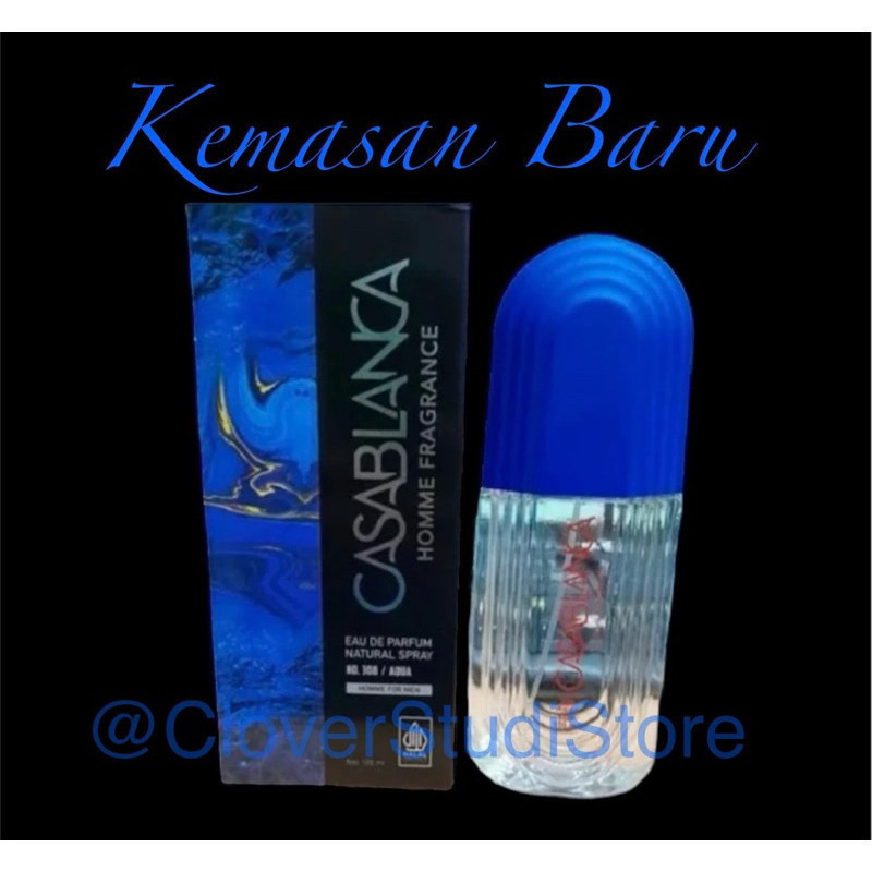 Casablanca Eau De Parfum 308 Aqua 100ml / Parfum casablanca aqua / casablanca kardus / Rmh Sehat Umm