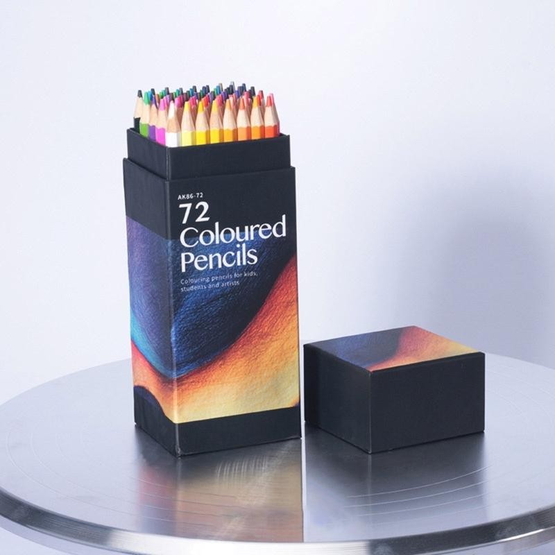 

Oil Based Colored Pencils 12/18/24/36/48/72 Colors Drawing Pencils Art Supplies for Coloring Sketching Shading Painting