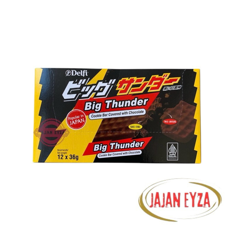 

DELFI BIG THUNDER BOX ISI 12 PCS DELFI BIG THUNDER BOX COKELAT THUNDER