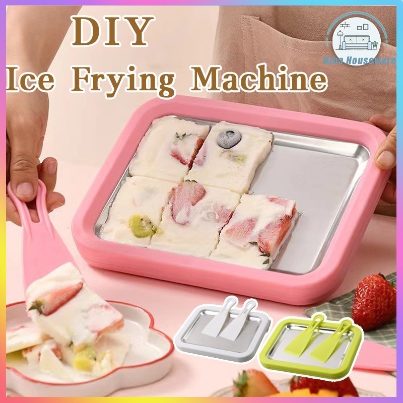 Terlaris Mesin Es Goreng Mesin Pembuat Es Krim Goreng Pembuat Es Krim DIY Baki Es Goreng Ice Cream R