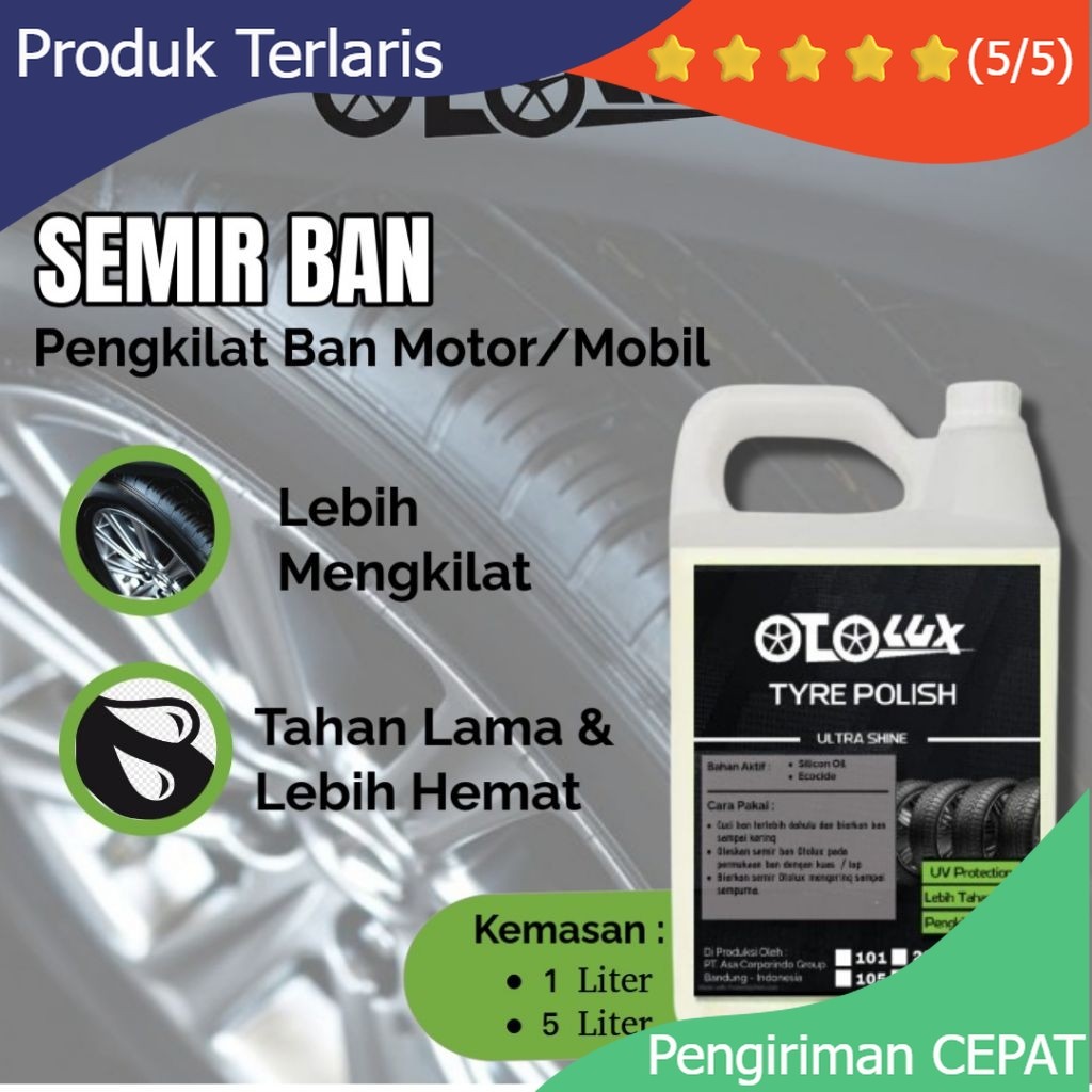 Semir Ban Otolux Powerlux Premium || Semir Ban 5 Liter Jerigen || Semir Ban Literan Jerigen